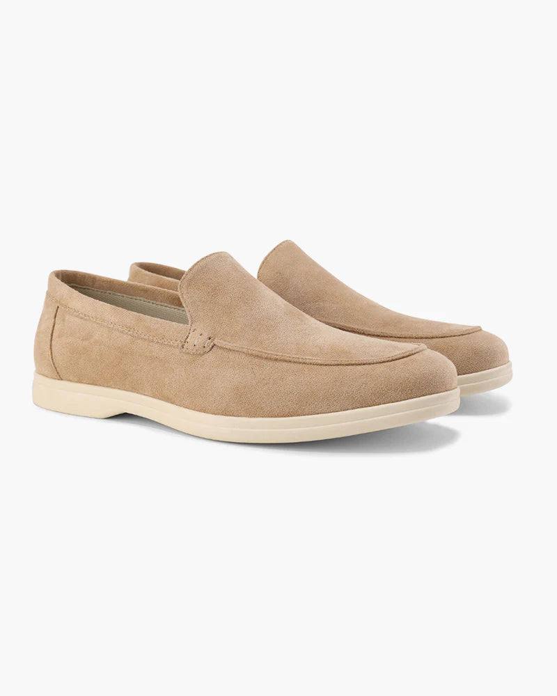 Low Suede Loafers