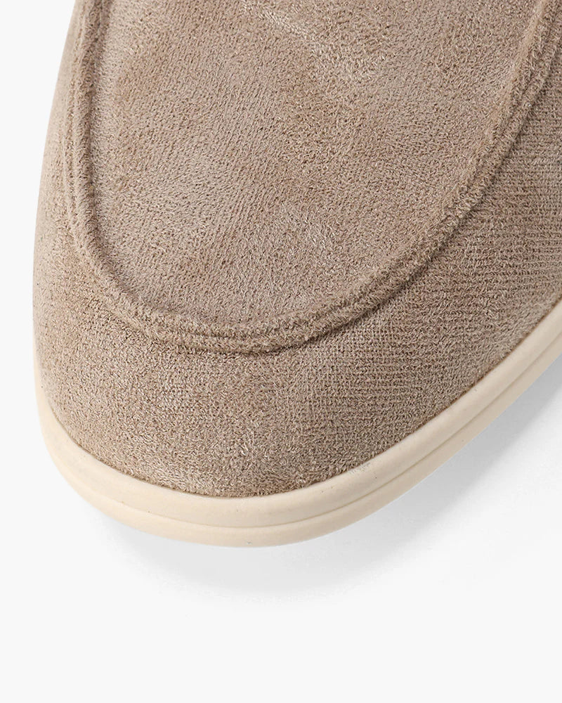 Low Suede Loafers