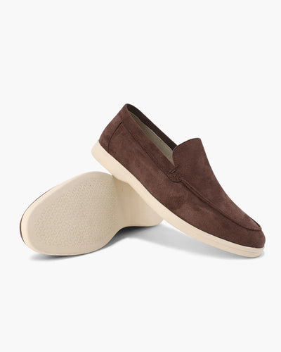 Low Suede Loafers