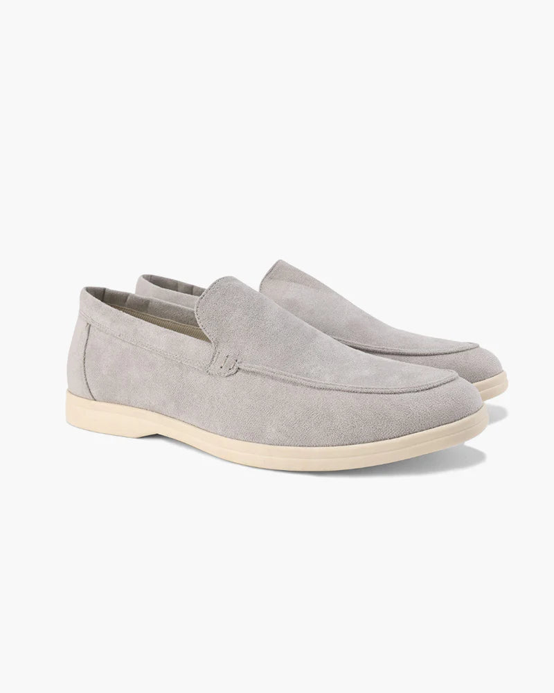 Low Suede Loafers