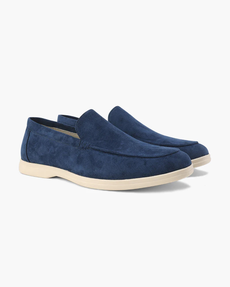 Low Suede Loafers