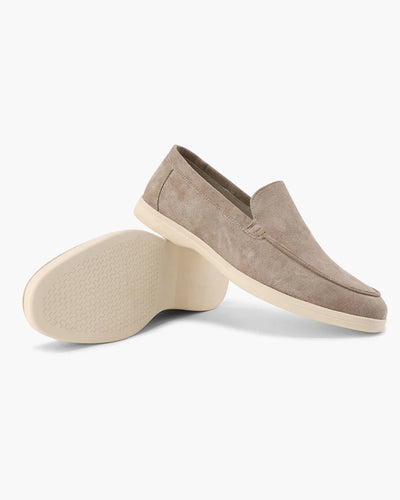 Low Suede Loafers